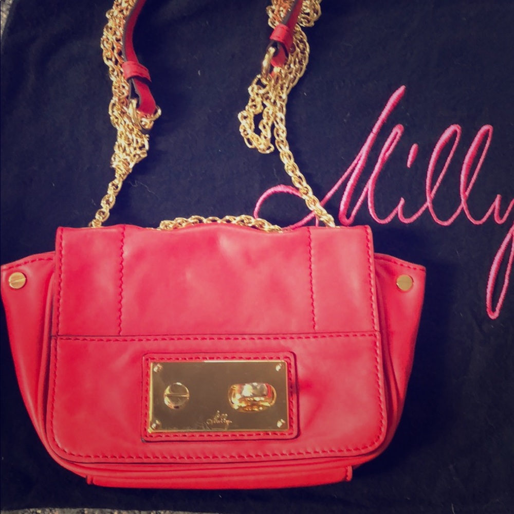 Milly handcrafted leather crossbody clutch!